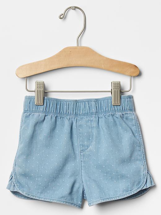 Gap 1969 Dot Denim Varsity Short - Denim