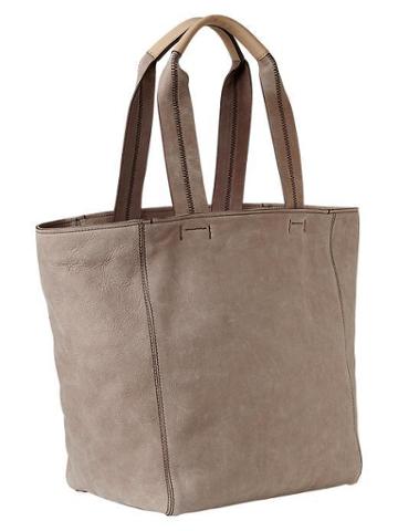 Gap Large Leather Tote - Margate Sand