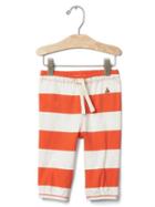 Gap Stripe Pants - Lava Orange