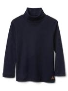 Gap Turtleneck Slub Tee - Blue Galaxy