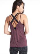 Gap Women Gapfit Breathe Air Strappy Tank - Plum Pie