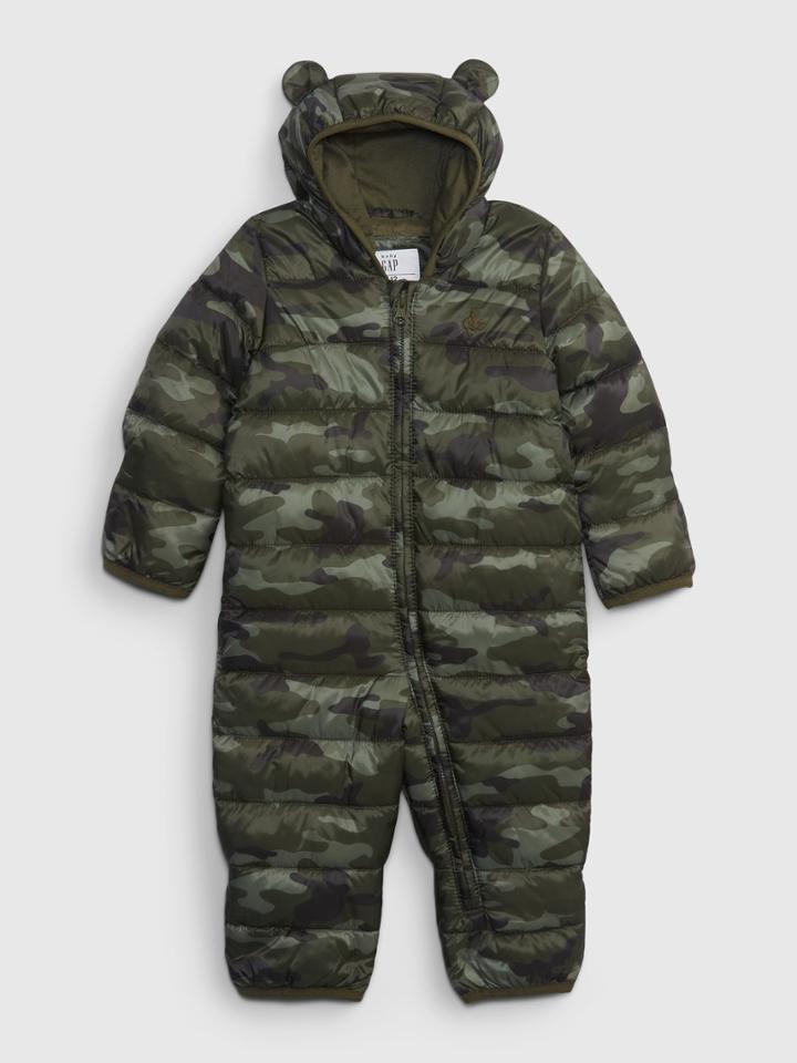 Baby 100% Recycled Lightweight Puffer One-piece