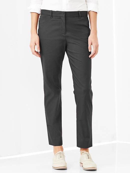Gap Slim Cropped Pants - Cast Iron