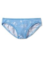 Gap Women Stretch Cotton Low Rise Bikini - Hawaiian Scenic Blue