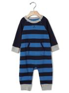 Gap Raglan Stripe One Piece - Soccer Blue