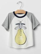 Gap Glow In The Dark Outdoor Baseball Tee - New Off White