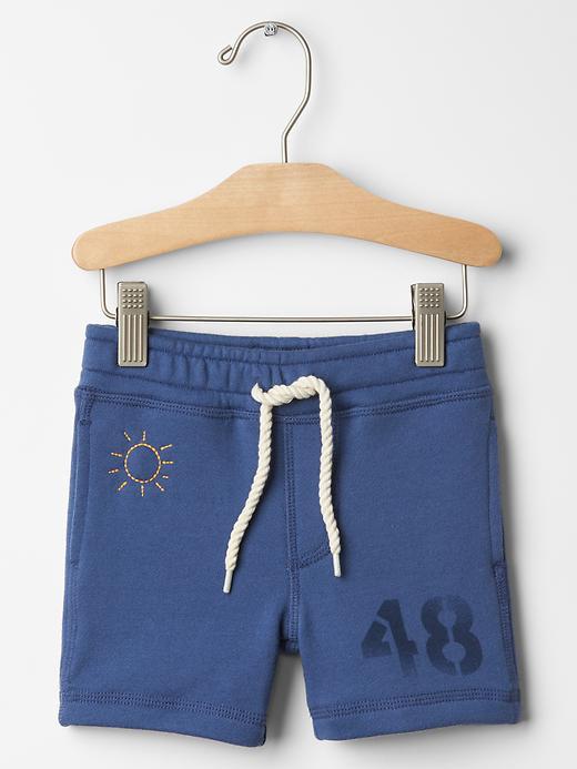Gap Surf Knit Shorts - Chrome Blue