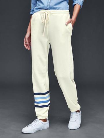 Gap Sun Wash Active Stripe Sweats - Multi Stripe