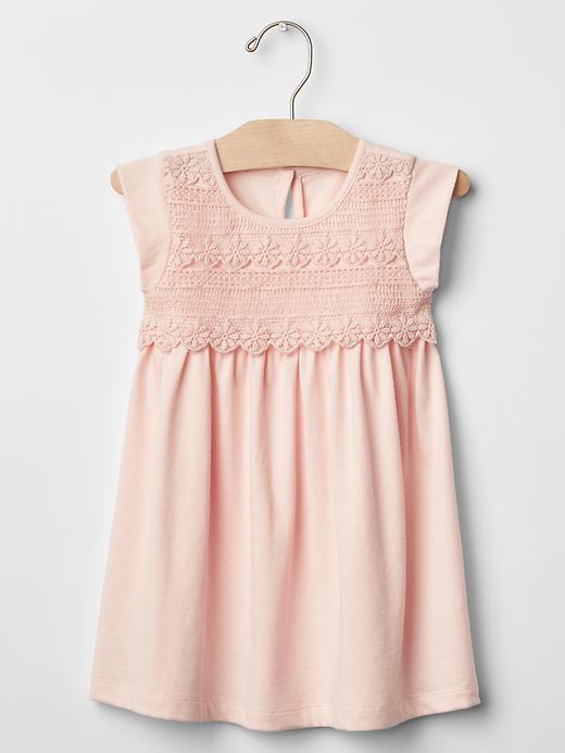Gap Lace Two Tier Dress - Fading Peach