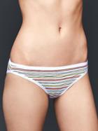 Gap Women Low Rise Bikini - Retro Stripe White