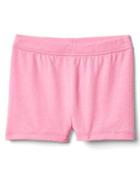 Gap Glitter Dots Stretch Jersey Cartwheel Shorts - Neon Impulsive Pink