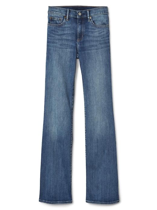 Gap Women Mid Rise Perfect Boot Jeans - Medium Indigo