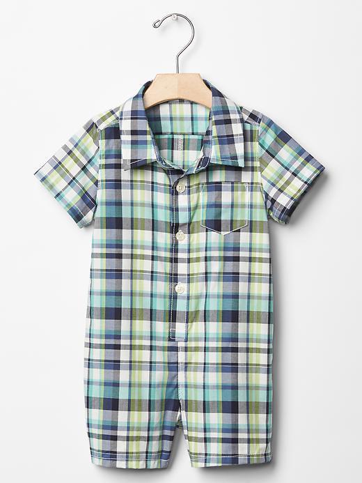 Gap Plaid Short One Piece - Plaid