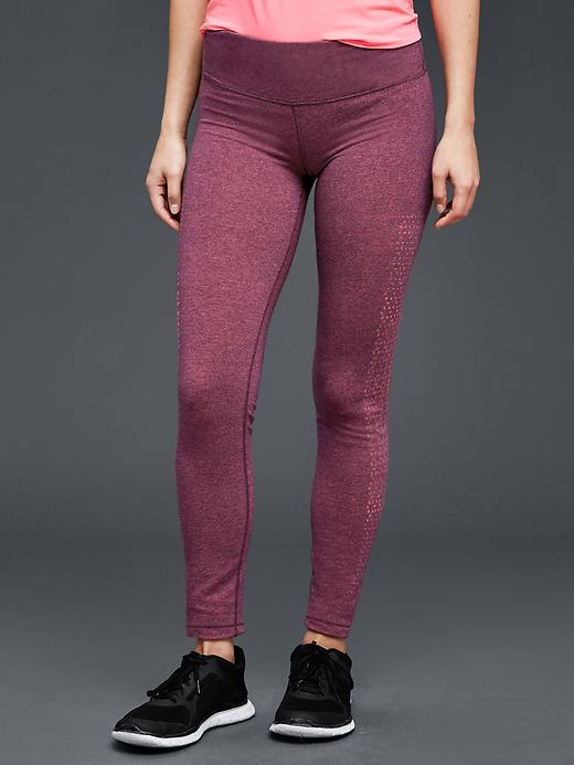 Gap Women Gfast Burnout Leggings - New Vineyard