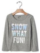 Gap Embellished Graphic Tee - Snow Blast