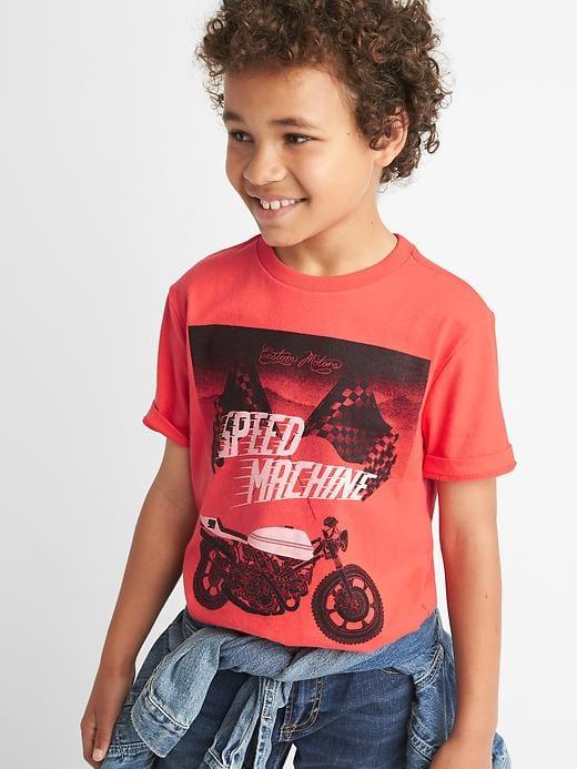 Gap Graphic Short Sleeve Tee - Hula Red