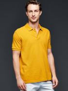 Gap Men Solid Pique Polo - Rugby Gold