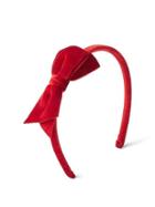 Gap Velvet Bow Headband - Modern Red