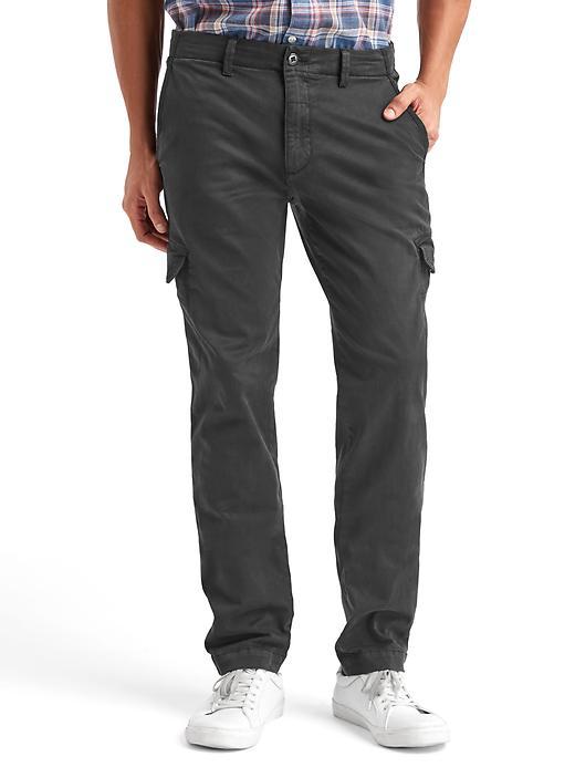 Gap Men Stretch Slim Fit Cargo Pants - Moonless Night