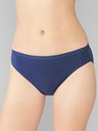 Gap High Cut Stripe Bikini - Dutch Blue
