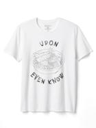 Gap Men Short Sleeve Graphic Tee - Udon Even Know