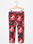 Gap 1969 Serious Stretch Printed Skinny Jeans - Rose Print