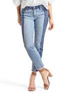 Gap Women Authentic 1969 Two Tone Real Straight Jeans - Two Tone Indigo