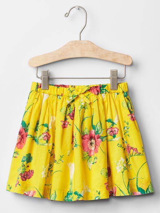 Gap Floral Flippy Skirt - Yellow Floral