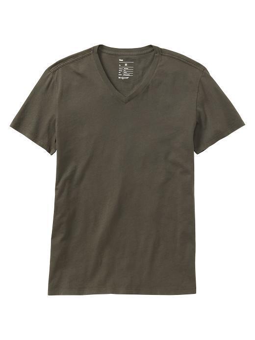 Gap Essential V Neck T - Mistletoe