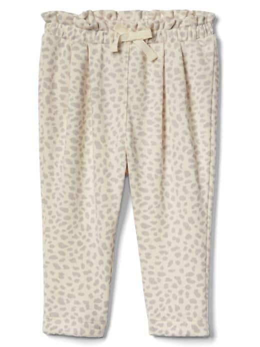 Gap Print Pleat Pants - Leopard Print