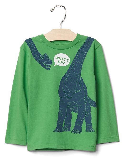 Gap Dino Long Sleeve Tee - Stem Green
