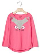 Gap Animal Face Tunic - Knockout Pink