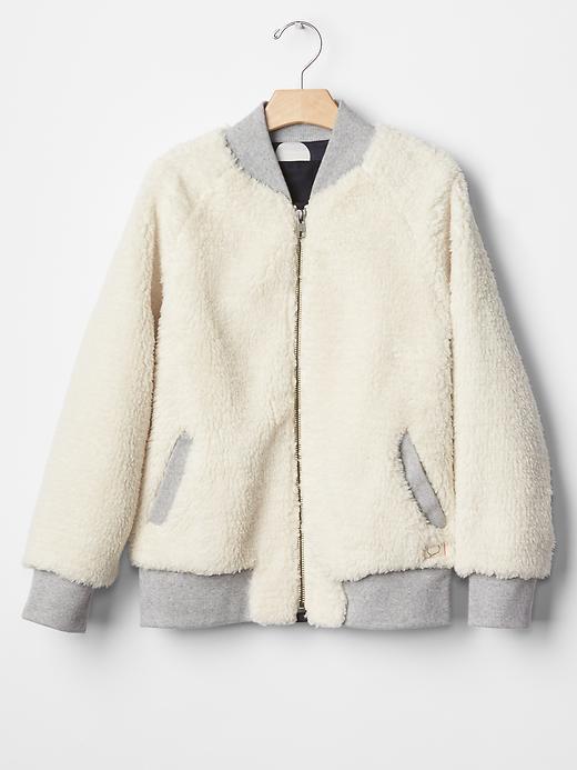 Gap Gapkids X Ed Sherpa Bomber - French Vanilla