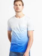 Gap Women Dip Dye Pocket Tee - Blue Dip Dye