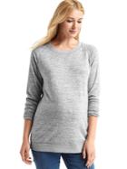 Gap Softspun Marl Sweatshirt - Light Grey