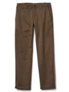 Gap Men Vintage Wash Relaxed Fit Chinos Stretch - Ripe Olive