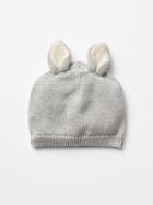 Gap Knit Rabbit Hat - Gray