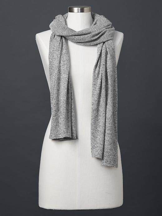 Gap Women Softspun Knit Scarf - Light Heather Grey