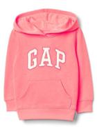 Gap Logo Pullover Hoodie - Shot Of Coral Love
