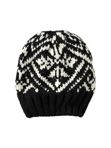 Gap Fair Isle Beanie - Black