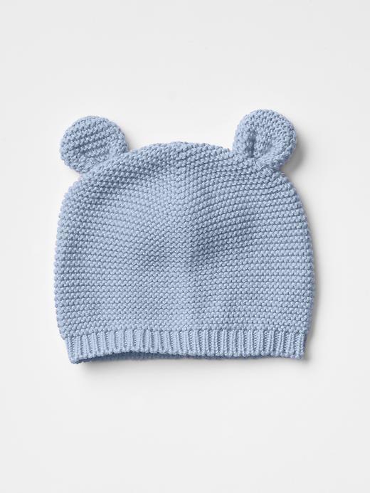 Gap Bear Knit Beanie - Bicoastal Blue