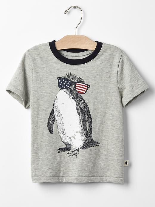 Gap Americana Graphic Tee - Gray