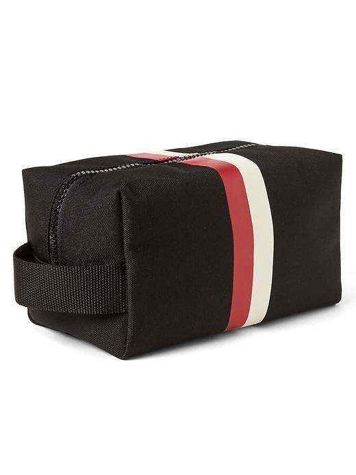 Gap Men Print Dopp Kit - Black Stripe