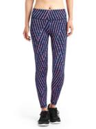 Gap Women Gfast Stripe Spacedye Leggings - Pink Multi Stripe