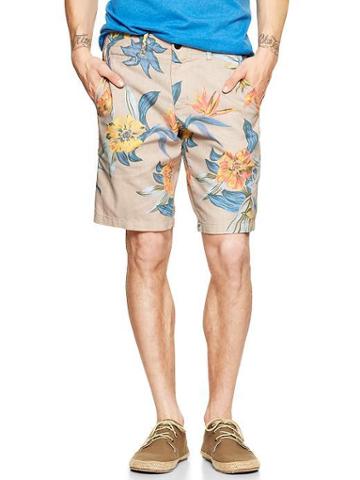 Gap Lived In Floral Shorts 10&quot; - Multi Floral