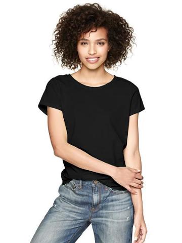 Gap Essential Short Sleeve T - True Black Knit