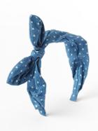 Gap Starry Scarf Headband - Medium Chambray