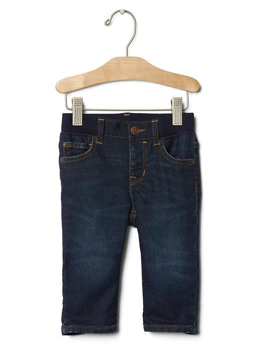 Gap 1969 His First Supersoft Straight Jeans - Dark Wash