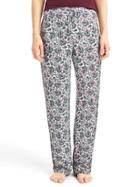 Gap Women Piping Sleep Pants - Paris Paisley Green