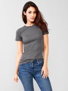 Gap Women New Modern Crew Tee - Blue Slate